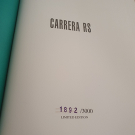 Porsche Carrera RS boek in slipcase 1992 - ISBN 3-9500179-1-7