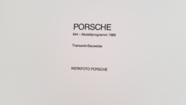 Porsche 944 modeljaar 1989 - Werkfoto Porsche