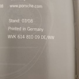 Porsche Exclusive Cayman Hardcover Brochure 2009 - DE WVK61481009