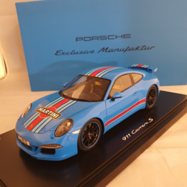 Porsche 991 Carrera S 2013 Riviera blue Martini Racing Design - WAX02100001