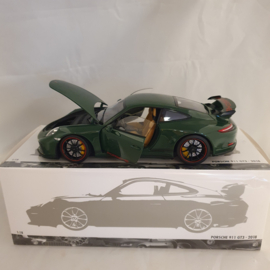 Porsche 911 991 GT3 2017 Irish Green 1/18 Minichamps 110067026