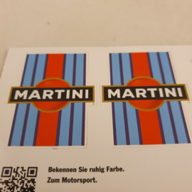 Porsche 911 Autocollant Carte 3D 911 / 50 ans Porsche Martini Racing