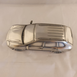 Porsche Cayenne 1:18 - Presse-papier en étain argent