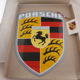 Porsche Classic Emaille Logo  45 x 38 cm - 644 70 100 710