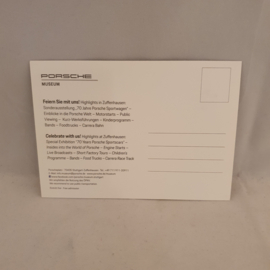 Porsche Festival 70 Jahre Sportwagen - Porsche Museum Postkarte