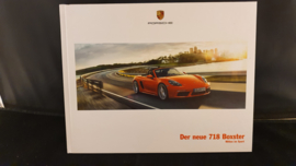 Porsche Hardcover Broschüre 718 Boxster 2016 - DE