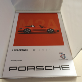 Porsche poster set 75 years Driven by Dreams  - 4 posters WAP0504700R75Y