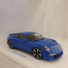 Porsche 911 991 Carrera GTS Club Coupé Amérique 2015 bleu 1/18 GT Spirit WAX02100006