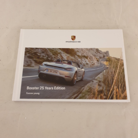 Porsche Boxster 25 Years Edition Hardcover Broschüre 2021 - NL WSLB2101001791
