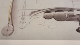 Porsche 911 996 Dashboard Designstudie - 59 x 33 cm - Matthias Kulla