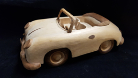 Porsche 356 cabriolet - model of wood