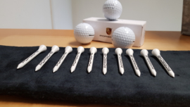 Porsche Golf Tee + Porsche Golf Serviette + Set de balles de golf Porsche