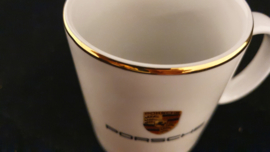 Porsche mug with gold edge - Porsche logo WAP1070640D