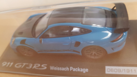 Porsche 911 (991.2) GT3 RS Weissach package 2018 - Miami Blue