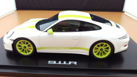 Porsche 911 (991 II) R 2016 - White with Acid Green