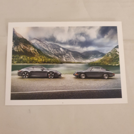 Porsche ansichtkaarten 50 jaar Porsche 911 Jubileum model