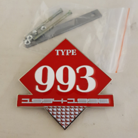 Grillbadge - Porsche Type 993