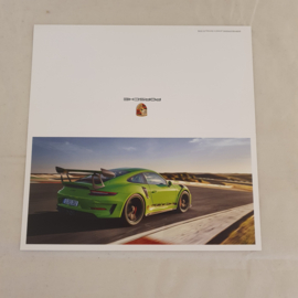 Porsche vouwkaarten 911 991 GT3RS