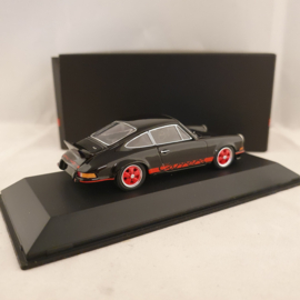 Porsche 911 Carrera RS 2.7 1973 Zwart/Rood 1:43 Spark - WAP0201160PRS2