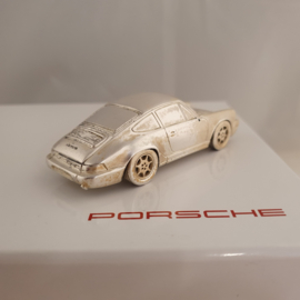 Porsche 911 964 Carrera 2 1989 argent sterling - Presse-papier