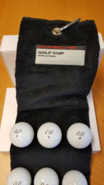 Porsche Balles Golf Circle Vice Pro (12 pièces) avec serviette Porsche Golf