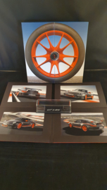 Porsche 911 997 GT3 RS miniature rear spoiler with photos in owner box