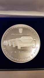 Porsche VIP Press Présentation 911 Carrera - Communiqué de presse Saint Tropez 1997