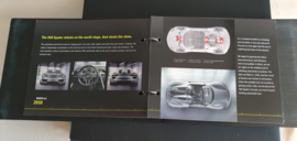 Porsche 918 Spyder - Metall Ringmap komplette Broschüre Paket 2013 USA Edition