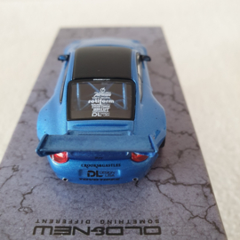 Porsche 997 Old and New Slantnose blue 1/64 Tarmac - T64-TL053-BLM