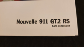 Porsche 911 991.2 GT2 RS hardcover brochure 2017 - Français