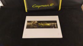 Porsche Cayman R hardcover brochure in VIP map - 2010