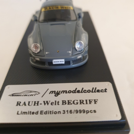 Porsche 930 RWB ciment gris 1/64 Mymodelcollect - MC640003G-2