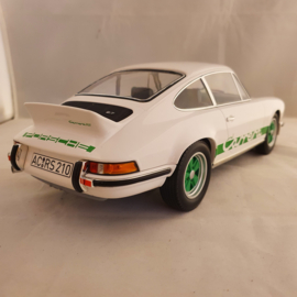 Porsche 911 Carrera RS 2.7 1973 Weiß / Viper grün 1:12 - Norev 127512