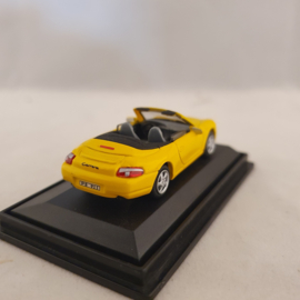 Porsche 911 996 Cabrio modelauto schaal 1:72
