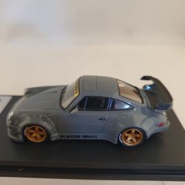 Porsche 930 RWB ciment gris 1/64 Mymodelcollect - MC640003G-2