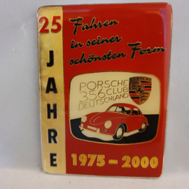 Grill badge - 25 years Porsche 356 Club Deutschland - 1975-2000