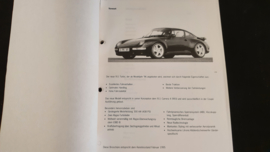 Porsche 911 993 Turbo Service Information Technik - 1996