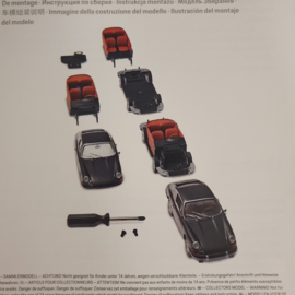 Porsche 911 (1964) La première 'Elfer' 1/43 à construire soi-même sous forme de livre