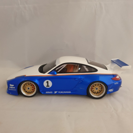 Porsche 911 997 Slant nose old/new Rothmans Widebody 1/18 GT Spirit GT797