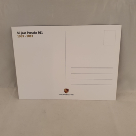 Porsche 911 50 jaar ansichtkaart - groot formaat