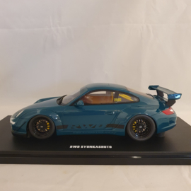 Porsche 911 997 RWB Bodykit Syunkashuto 2023 Vert Foncé 1/18 GT Spirit GT896