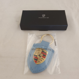 Porsche sleutelhanger met Porsche embleem - frozen blue WAP0500310NWSA