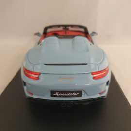 Porsche 911 991 Speedster 2019 Bleu Meissen 1/18 GT Spirit GT408