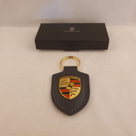 Porsche keychain with Porsche emblem - grey WAP0500970H