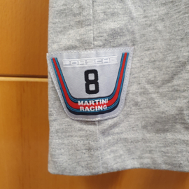 Porsche Men's T-Shirt Martini Racing Collection 911 Carrera RSR #8 Grey WAP557D