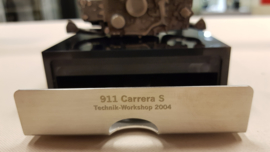 Porsche 911 Carrera S engine sculpture with sound cd