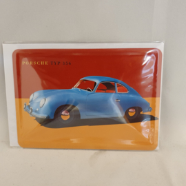 Porsche Classic tin postcard Typ 356