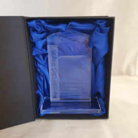 Porsche Glass Trophy 25th Anniversary Boxster - Porsche Club Trophy 2021