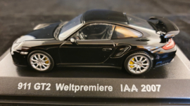 Porsche 911 (997) GT2 Schwarz - Weltpremiere IAA 2007 WAP02000118