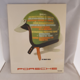 Porsche 1964 BP Dunlop Bosch helm muurschild - versie met drukfout